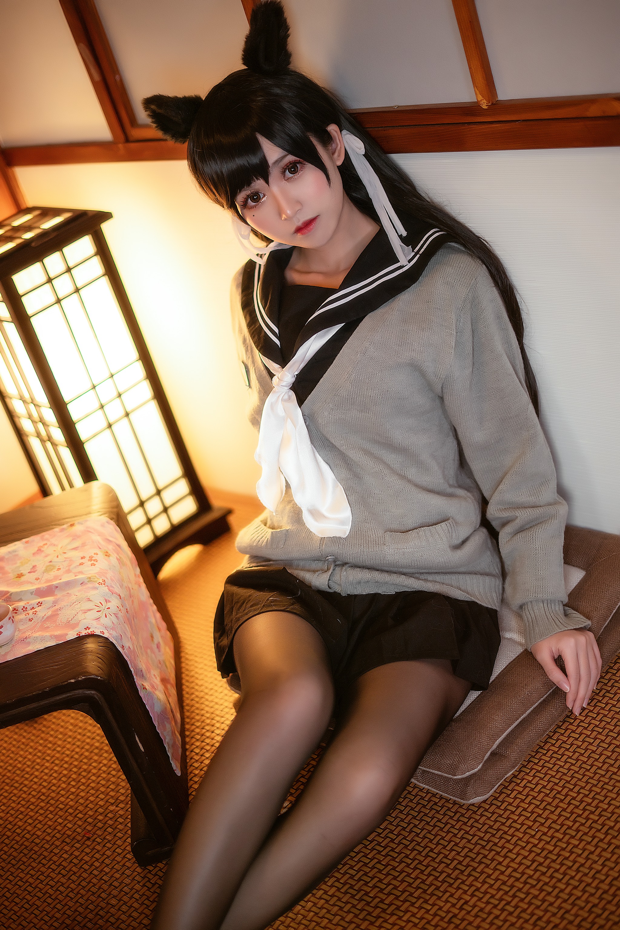 鳗鱼霏儿 - NO.041 碧蓝航线 校服 [14P]-XikXak